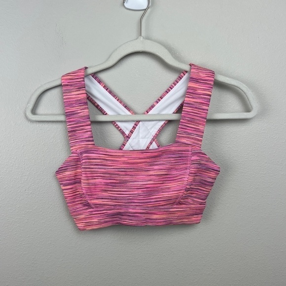 Free People Movement Roll Out Pink Combo Sports Bra - Picture 2 of 6